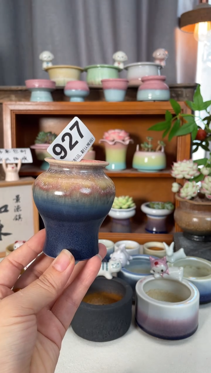 瓷片927知木小芳花盆