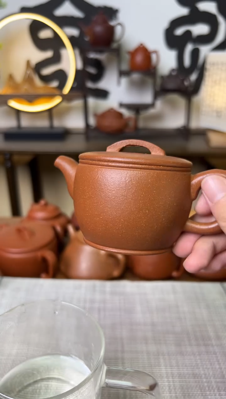 【闪购商品】段泥茶壶独壶黄降坡汉瓦壶150CC