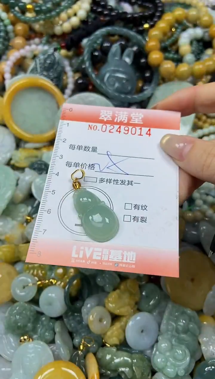 未镶嵌挂件翡翠闪购0249014