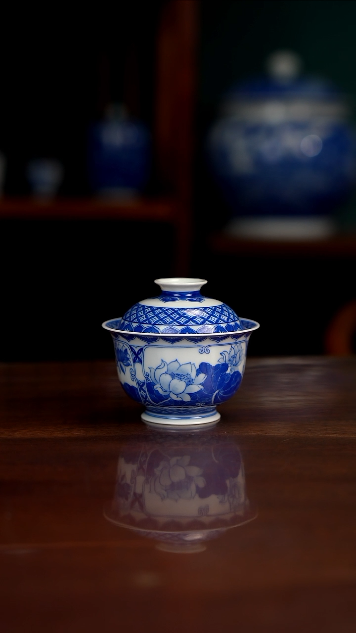 自成堂柴窑 开窗荷花