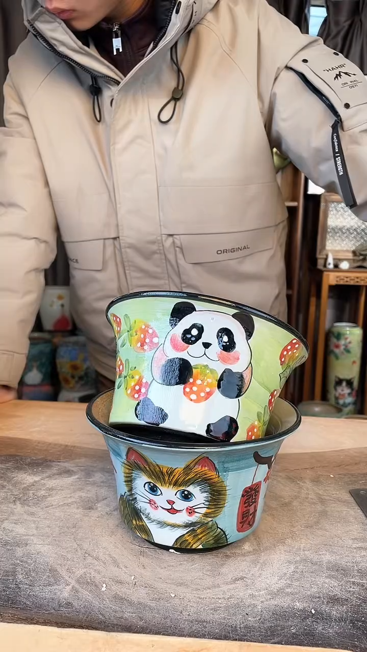 【闪购商品】摆件8-54口17高11 微瑕    二个