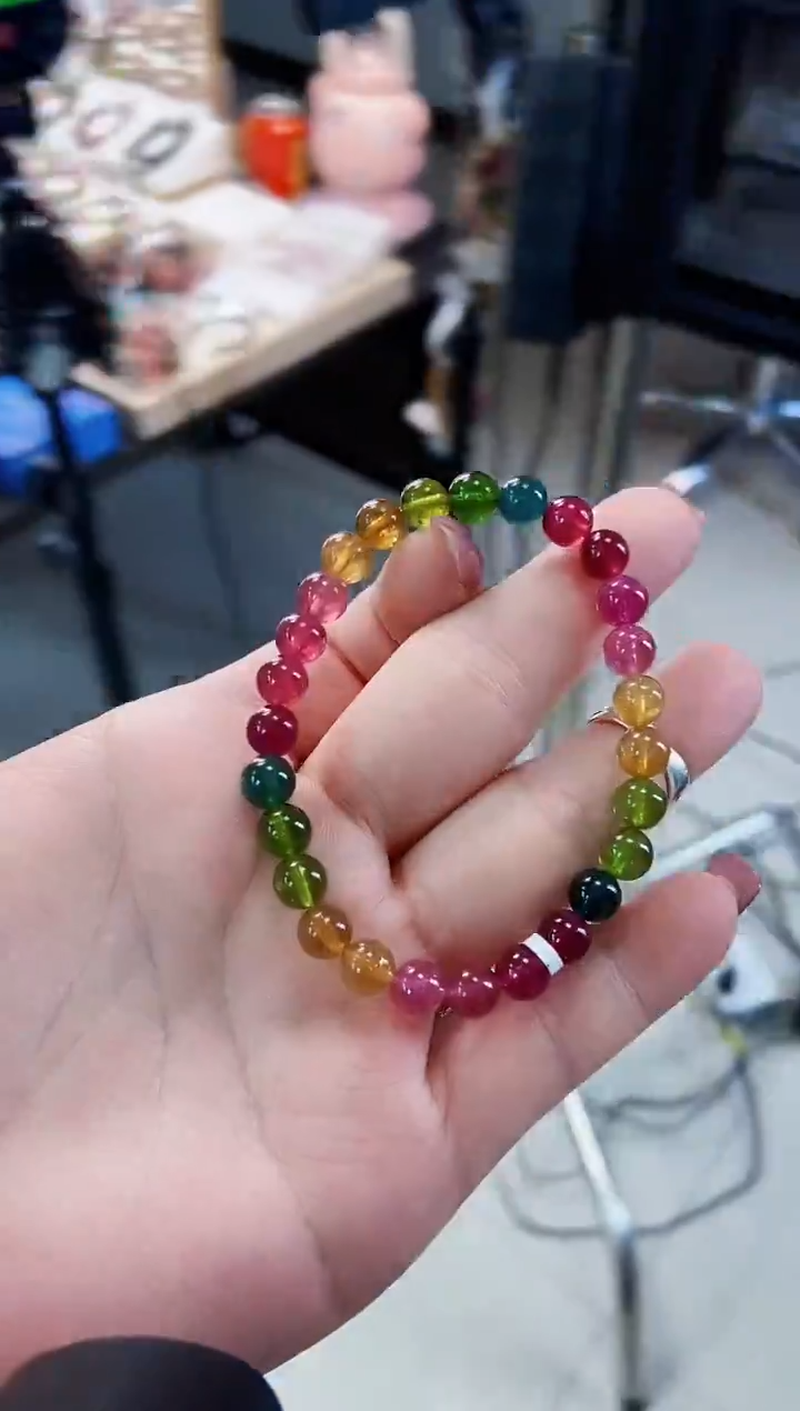 【闪购商品】碧玺手链未镶嵌G2615065单圈颜色微差发1