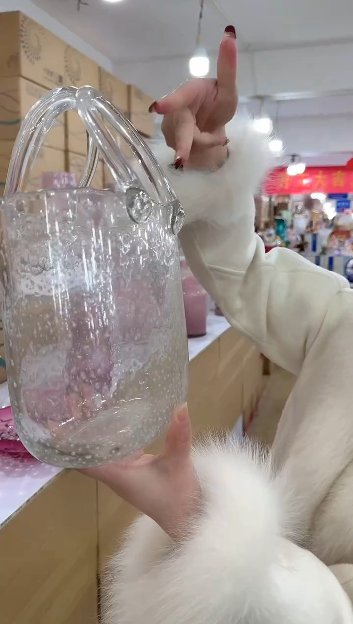 【闪购商品】无铅玻璃迪喜花器-j-早18 随机发