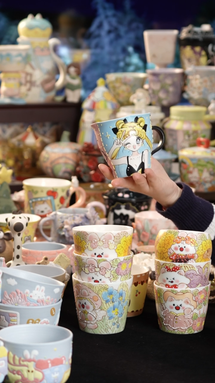 其他陶景德镇釉下彩手绘设计师款陶瓷