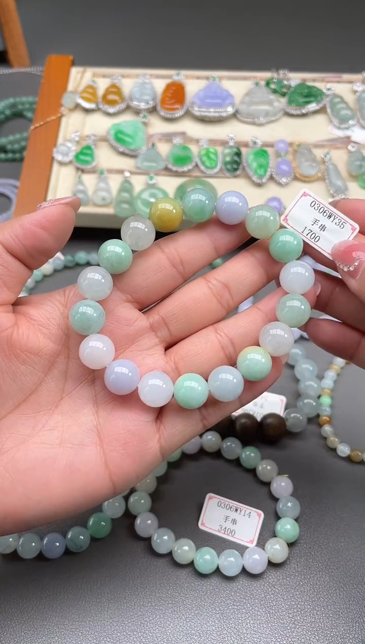 【闪购商品】翡翠手串未镶嵌0306WY35