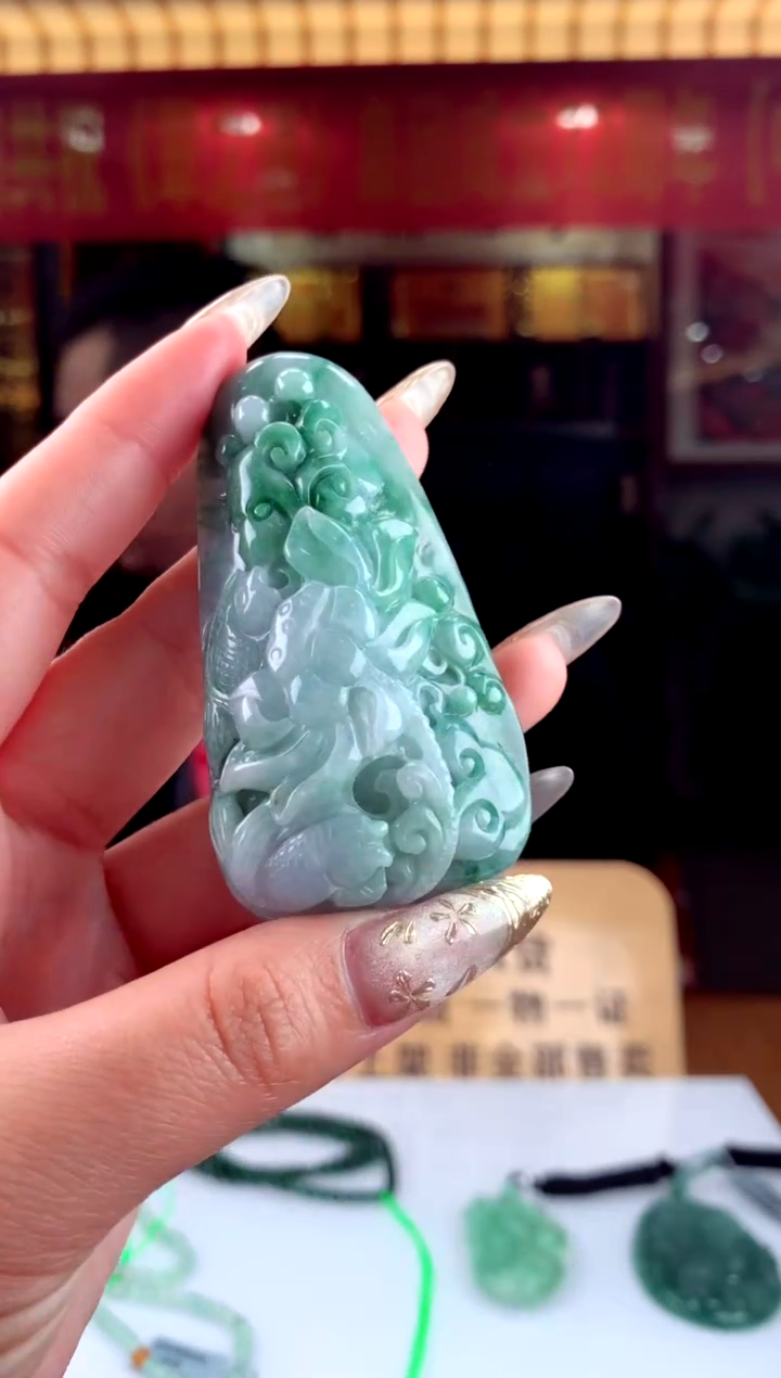 【闪购商品】定制翡翠未镶嵌天然A货翡翠（拍一发一）