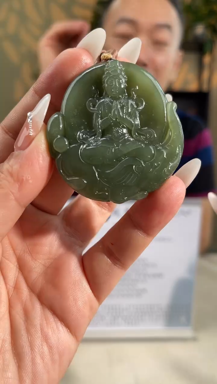 和田玉未镶嵌颈饰多样性拍一发一13025