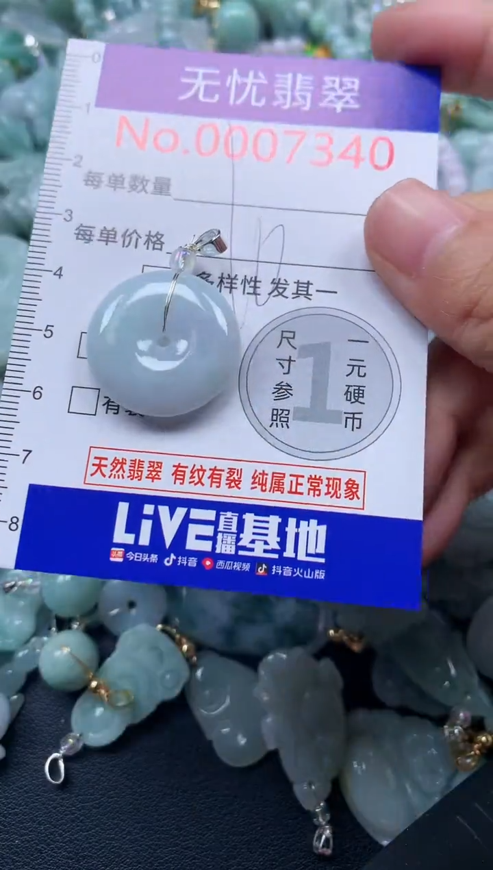 颈饰未镶嵌翡翠7340