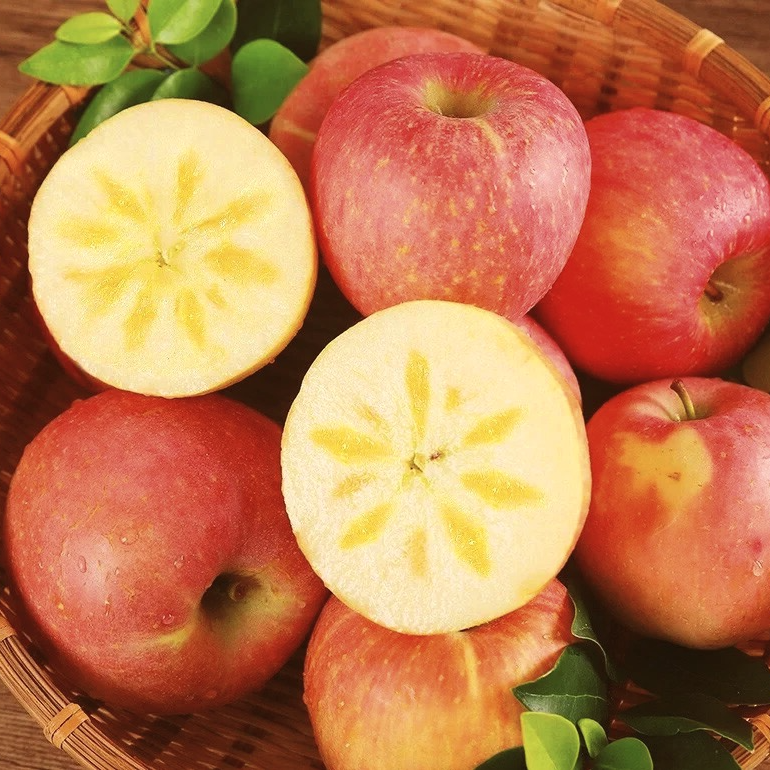 中通快递 新疆阿克苏糖心苹果 净重5斤