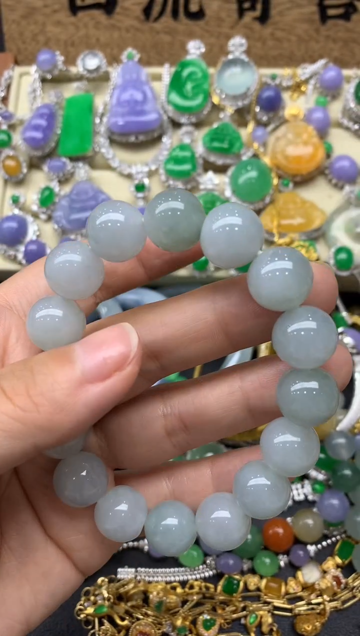 【闪购商品】翡翠手链未镶嵌73-中国好珍宝