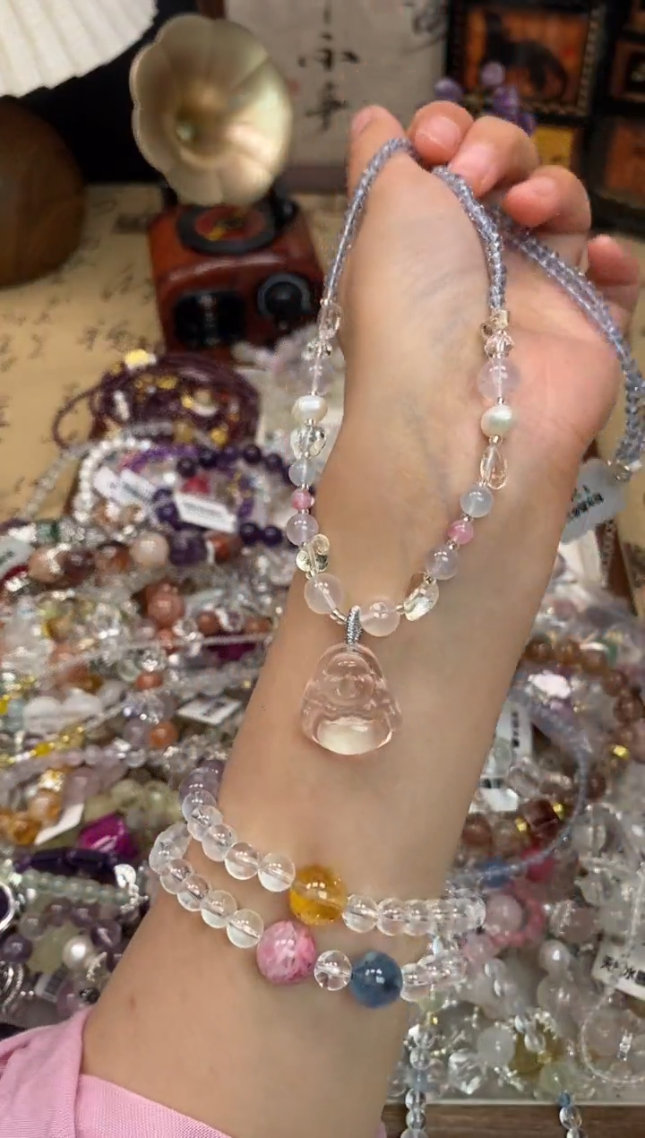 未镶嵌颈饰水晶236手串