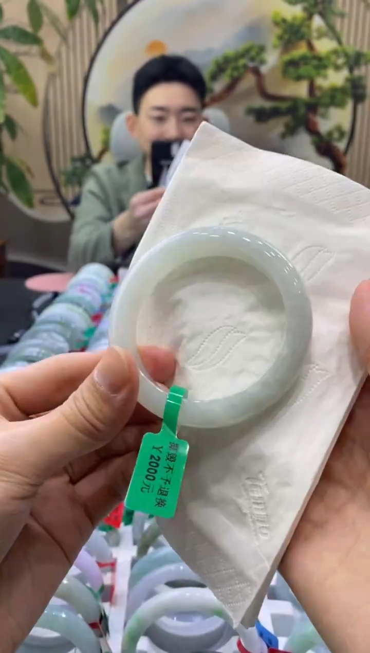 未镶嵌手镯翡翠8582