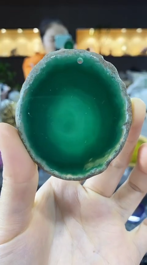 未镶嵌颈饰玛瑙/玉髓青***柳玛瑙