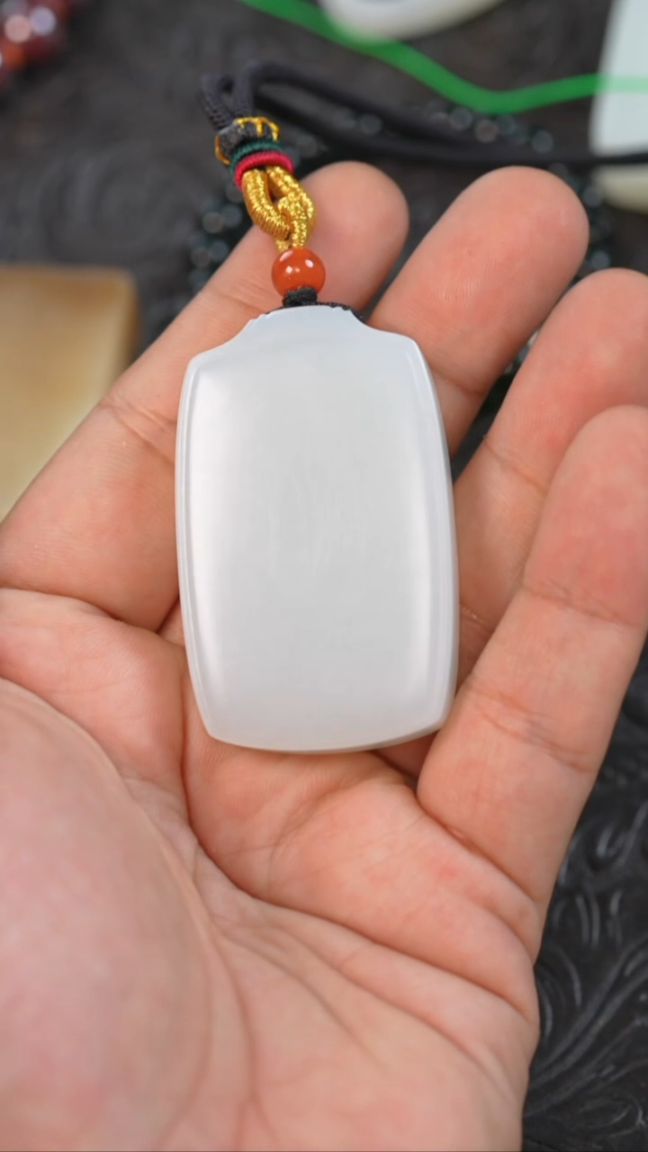 吊坠(不含链)未镶嵌和田玉多样性发一件THTY6487