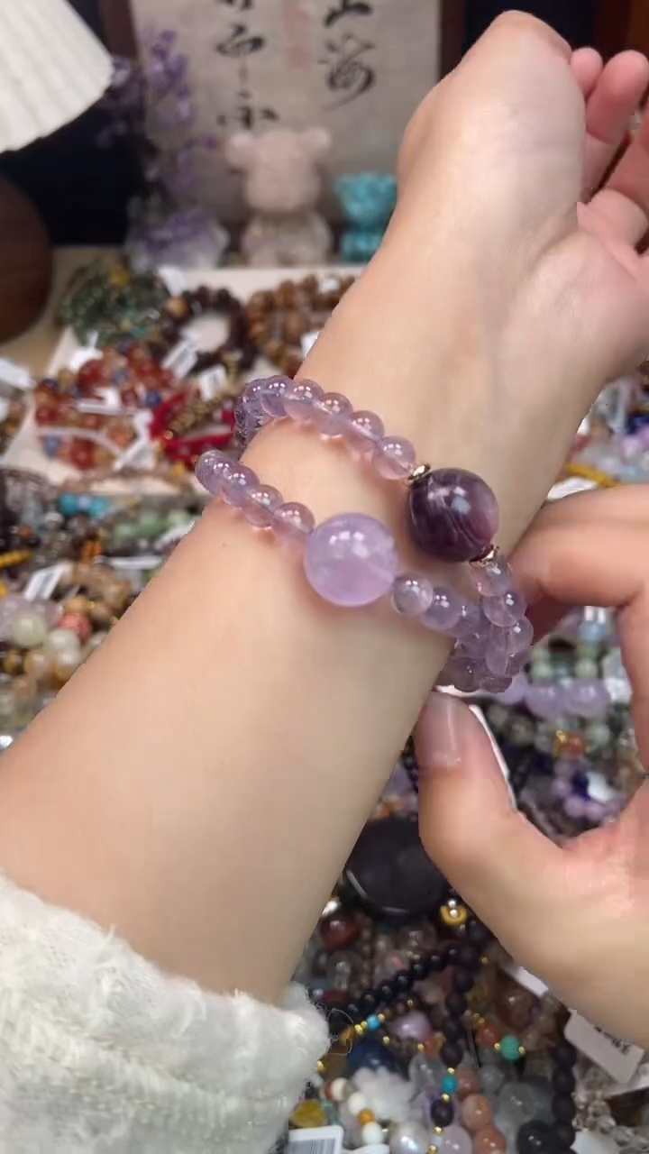 未镶嵌手链紫晶177
