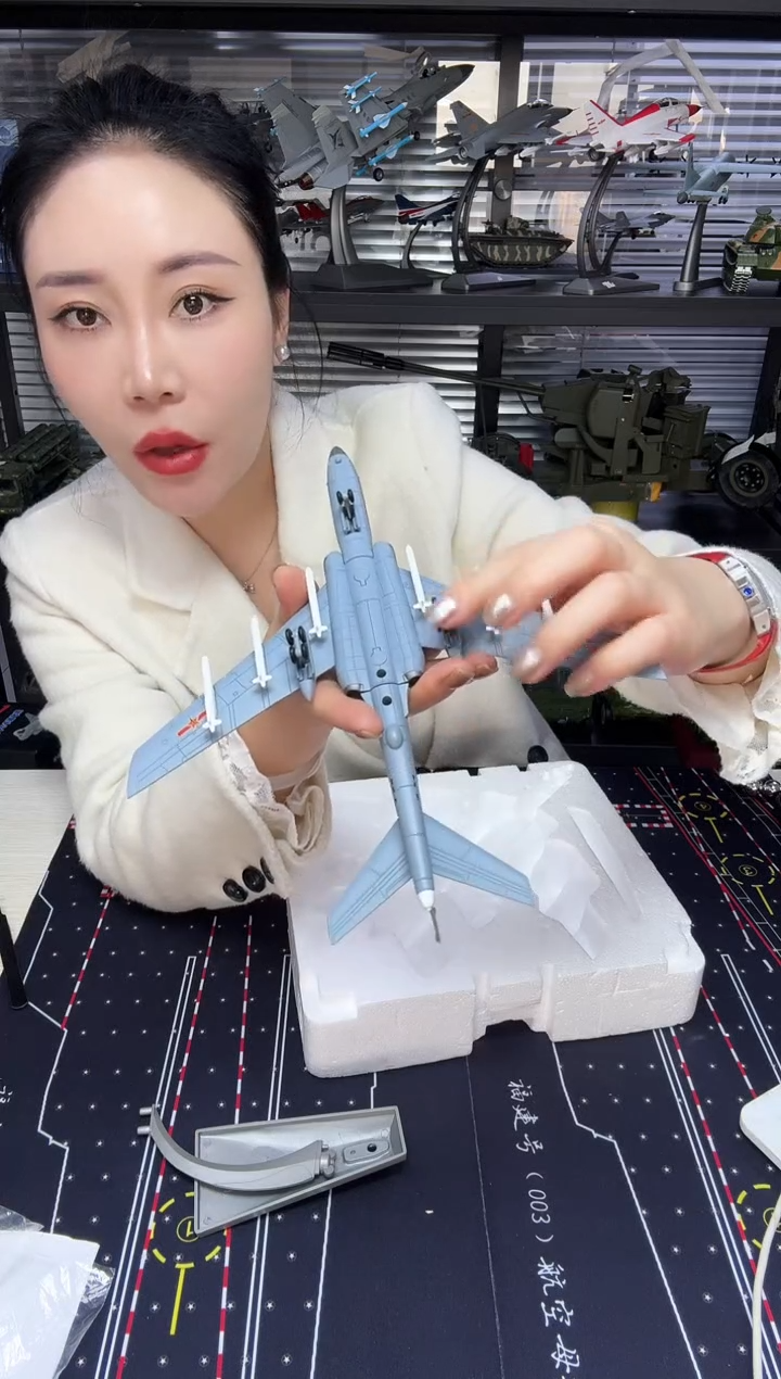 1/144合金飞机模型轰6 