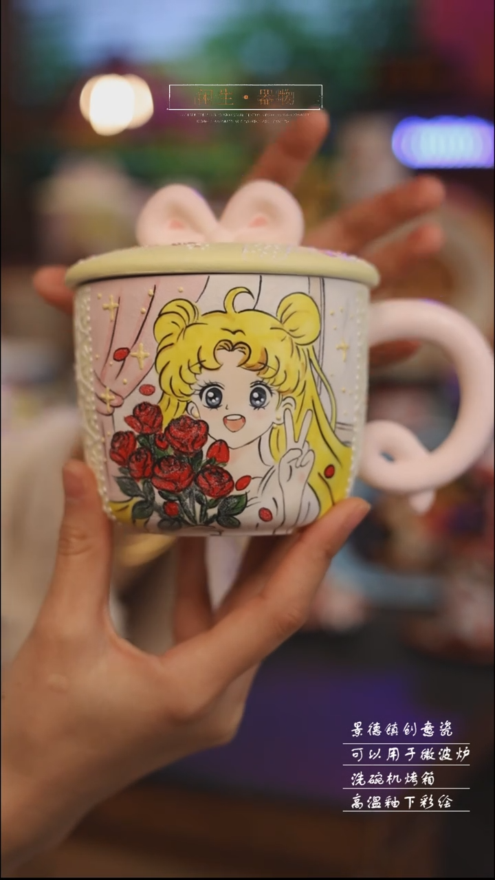 陶瓷景德镇可爱设计师款陶瓷 