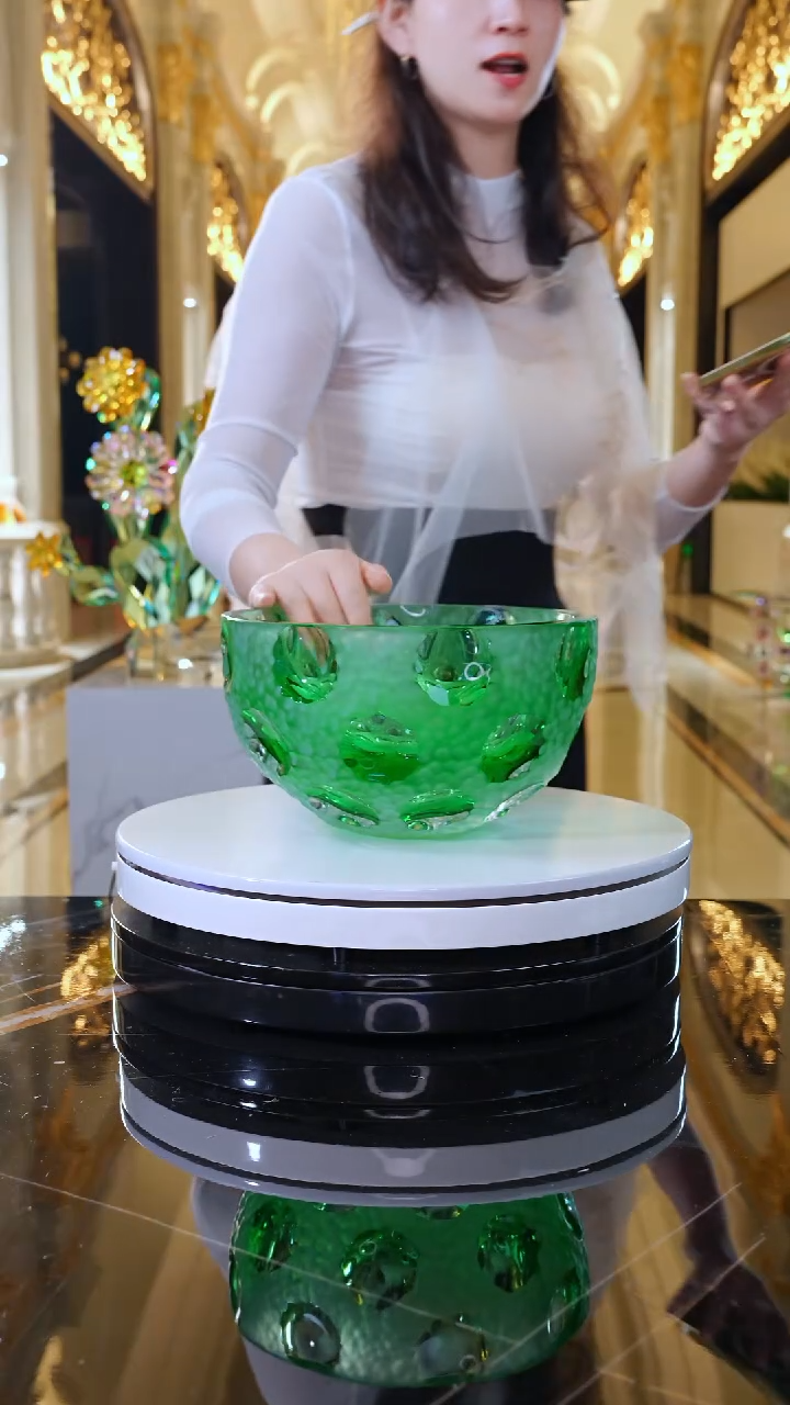 琉璃树洞艺术果碗