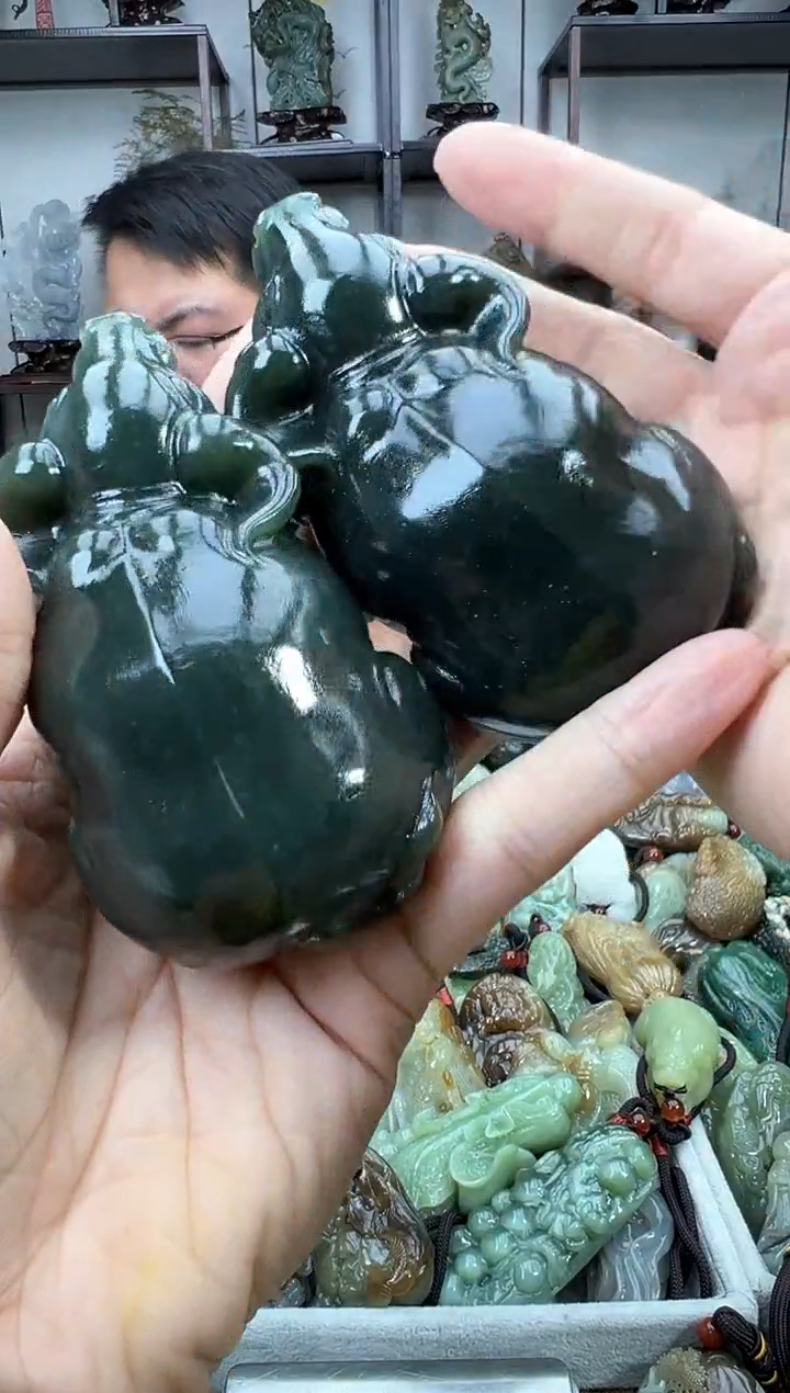 和田玉未镶嵌把件多样性发货 拍一发一