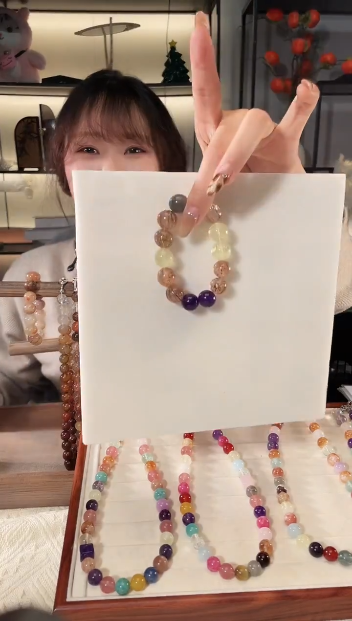 未镶嵌手串水晶超七手链手串