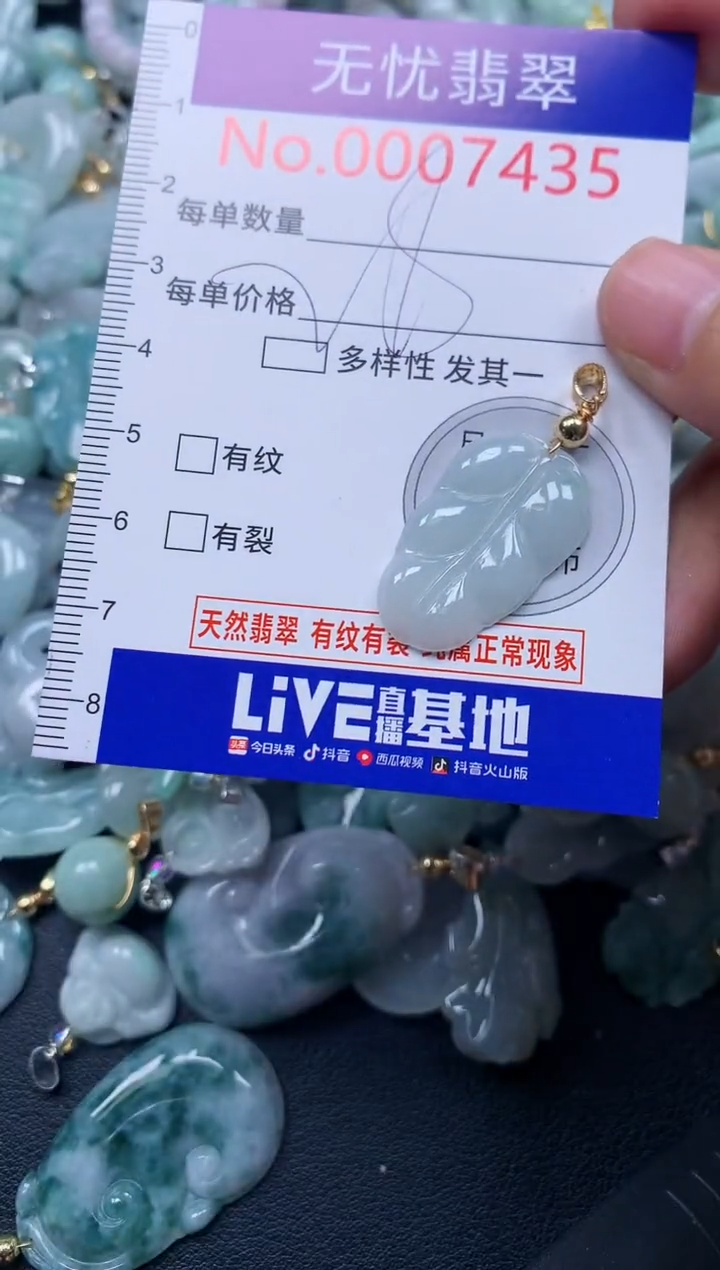 颈饰未镶嵌翡翠7435