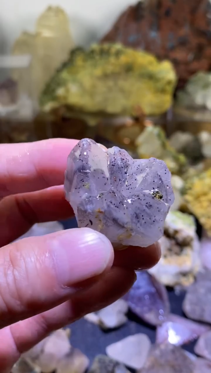 未镶嵌珠宝半成品水晶70号四川超七花园水晶