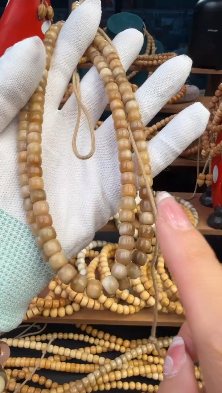 【闪购商品】菩提根/象牙果手串龙脊菩提玉化料老型长串卡8