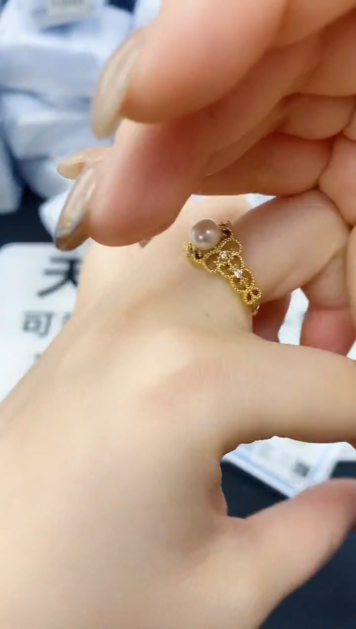 未镶嵌耳饰淡水珍珠jz1003