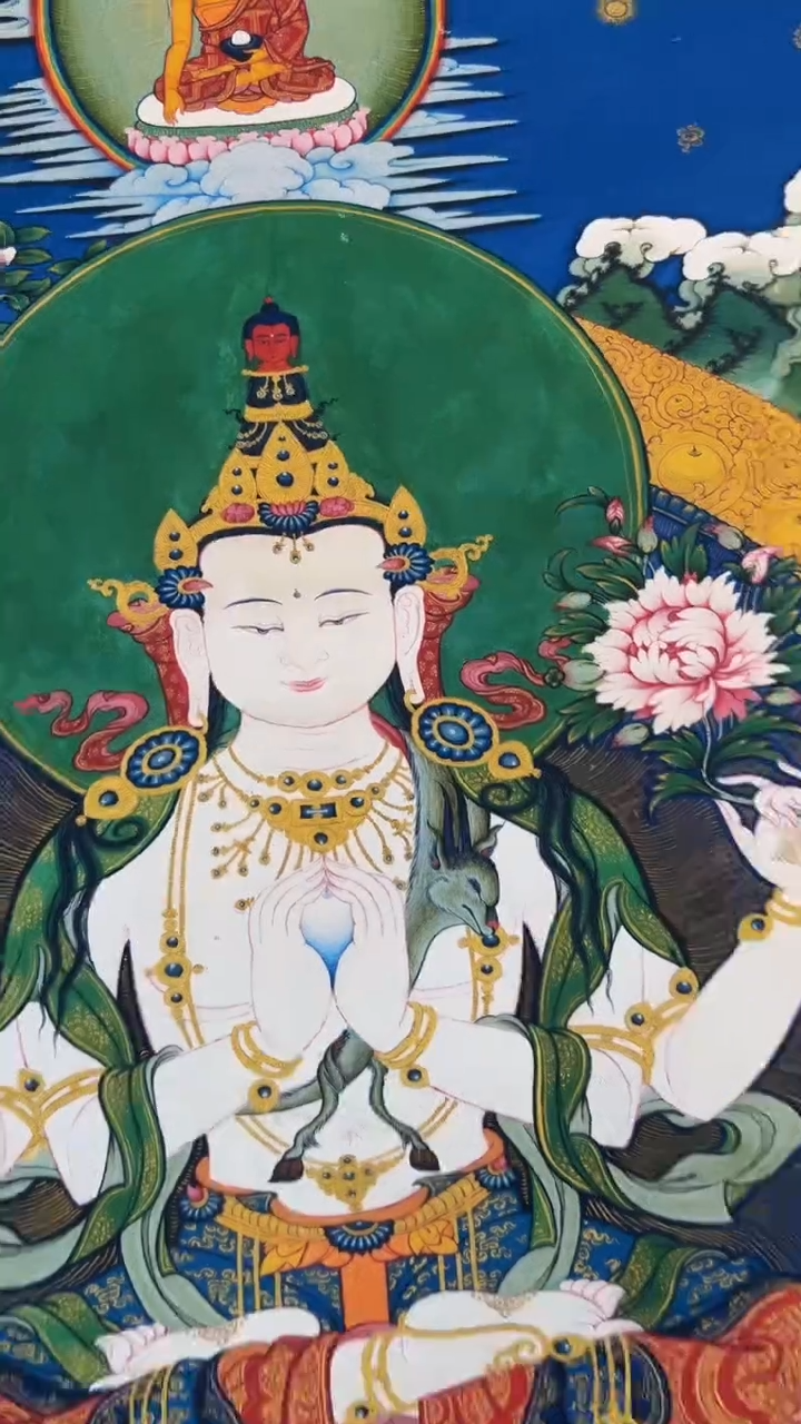 吊坠精品手绘唐卡链接--A