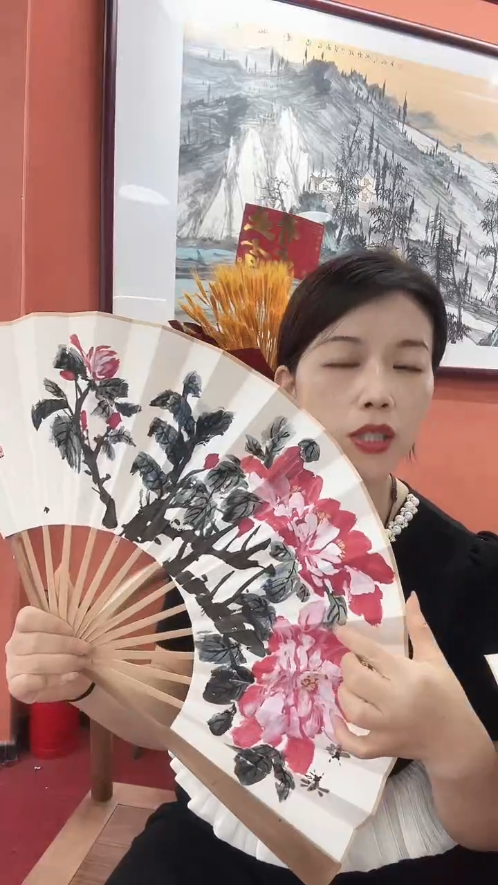 国画童森森/国画/扇面