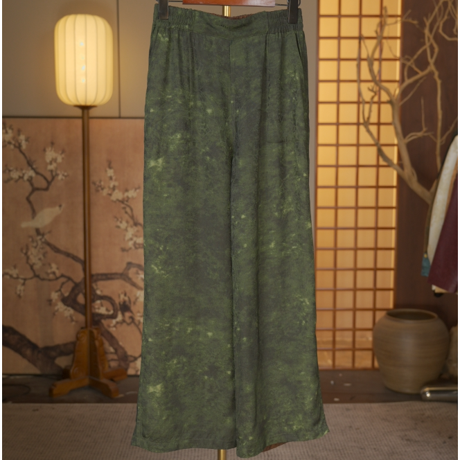 【筝弹夜月-直筒裤】中式国风直筒裤3607