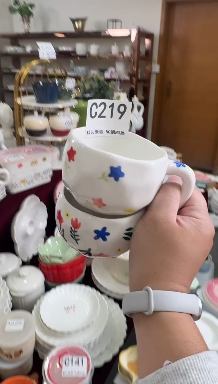 摆件陶C219-2套   仓库微瑕陶瓷清仓福利