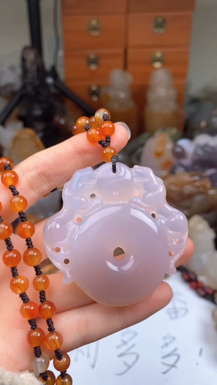 【闪购商品】玛瑙/玉髓颈饰未镶嵌AA