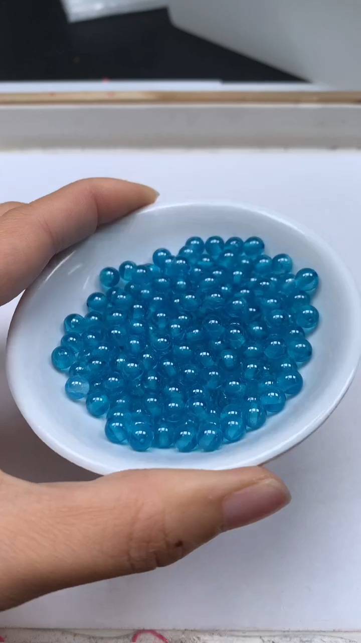 未镶嵌散珠红宝石M936 天空蓝宝石6mm6颗22.8元