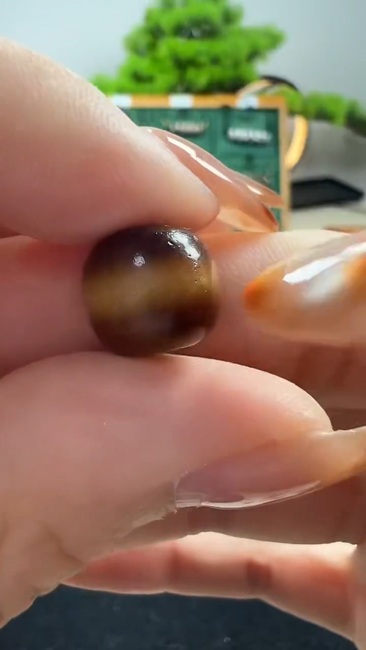 玛瑙/玉髓（覆膜）颈饰未镶嵌58（微瑕）