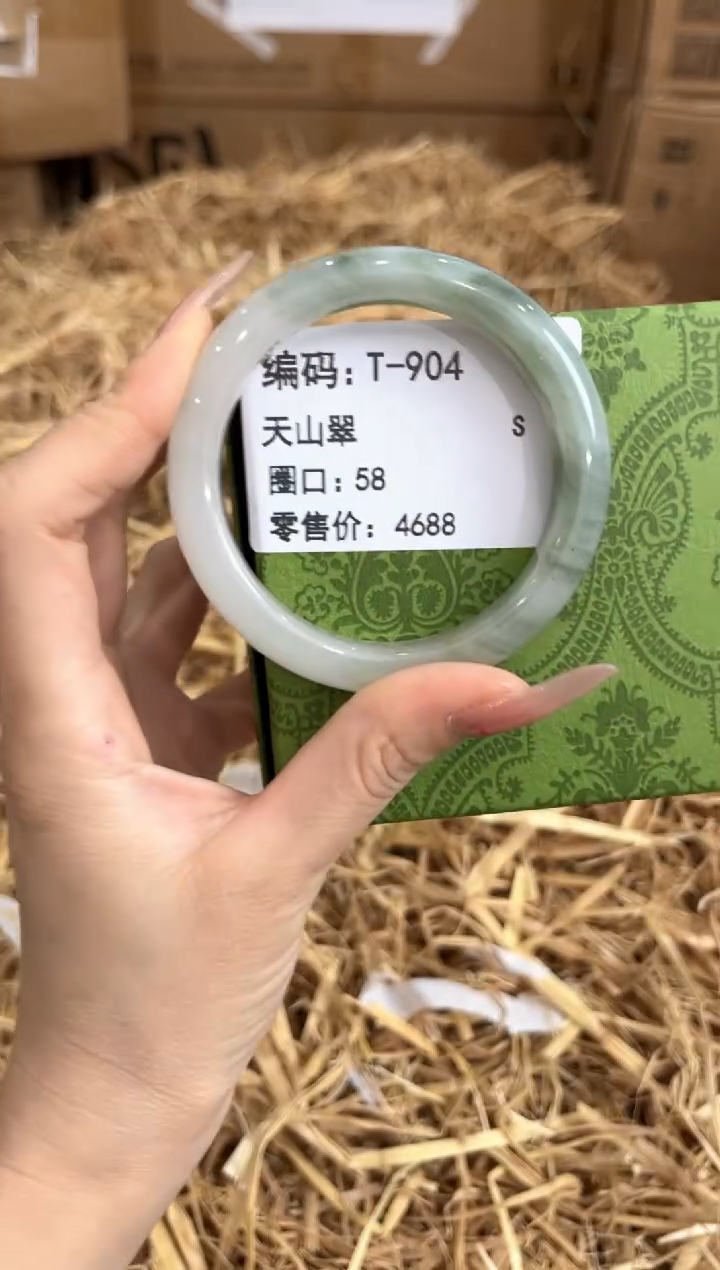 未镶嵌手镯石英质玉T-904