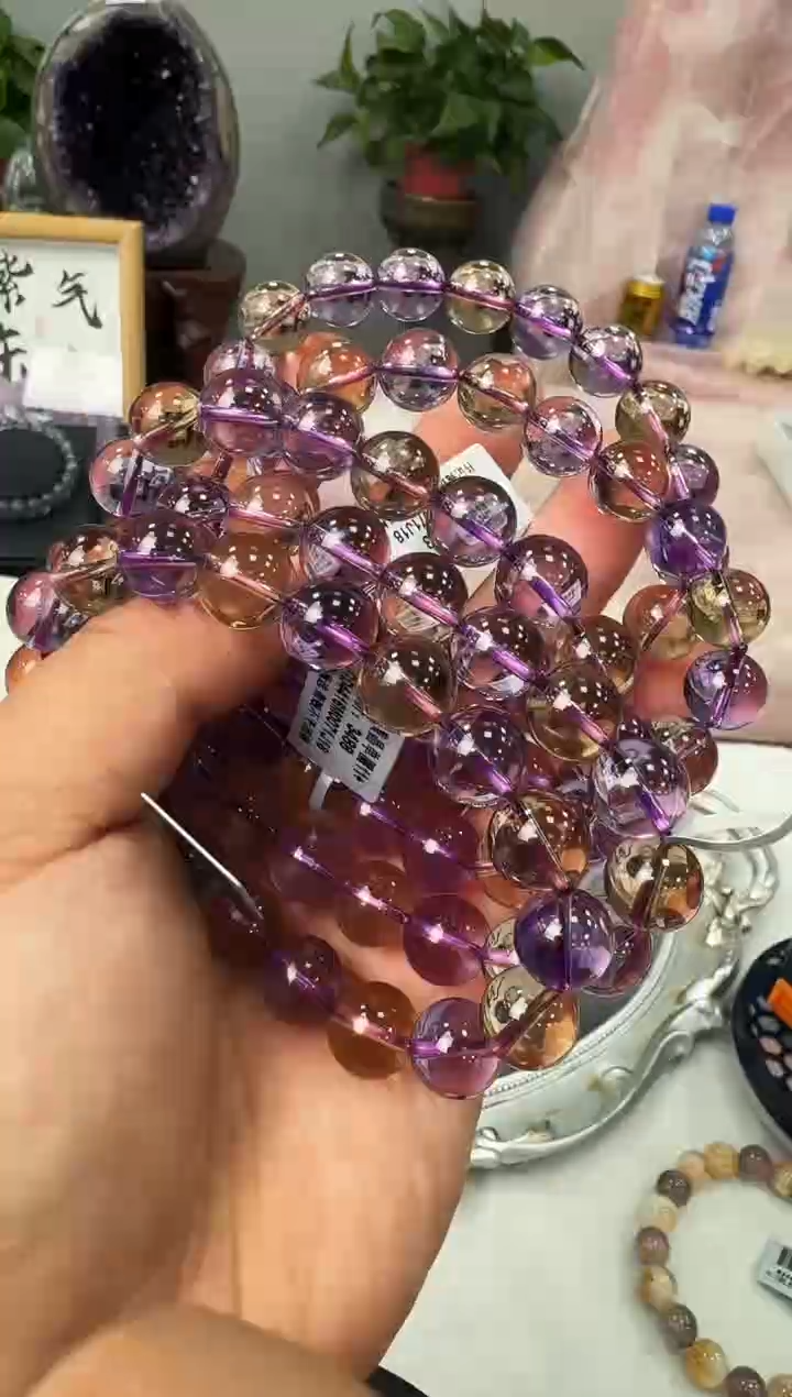 【闪购商品】水晶手链未镶嵌GD4416约11mm多样性发一件