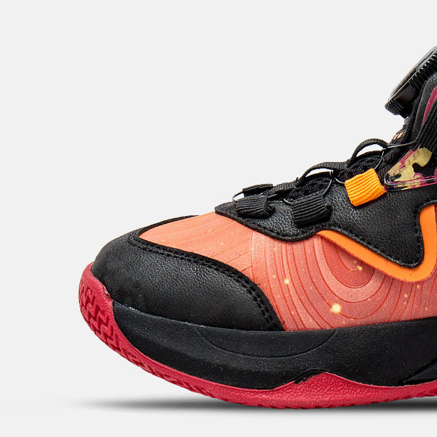 旋钮扣新款儿童保暖加绒篮球鞋时尚男女童运动鞋KAXNR223001