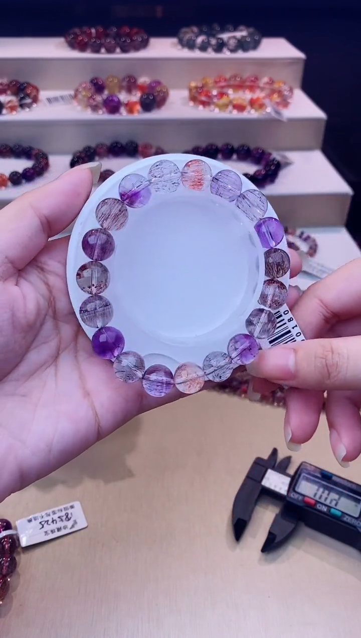 未镶嵌手串水晶仙女超七单圈10m+