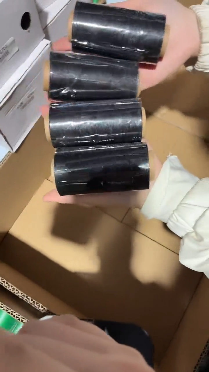 涤纶1.0扁蜡（黑色）