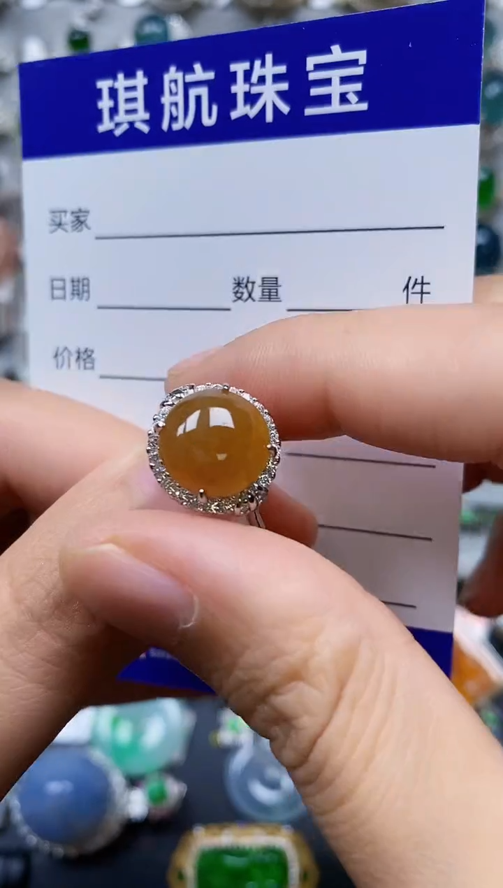 【闪购商品】翡翠戒指银S925镶嵌0189