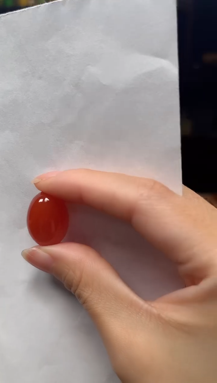 未镶嵌南红玛瑙珠宝半成品小*酱蛋面