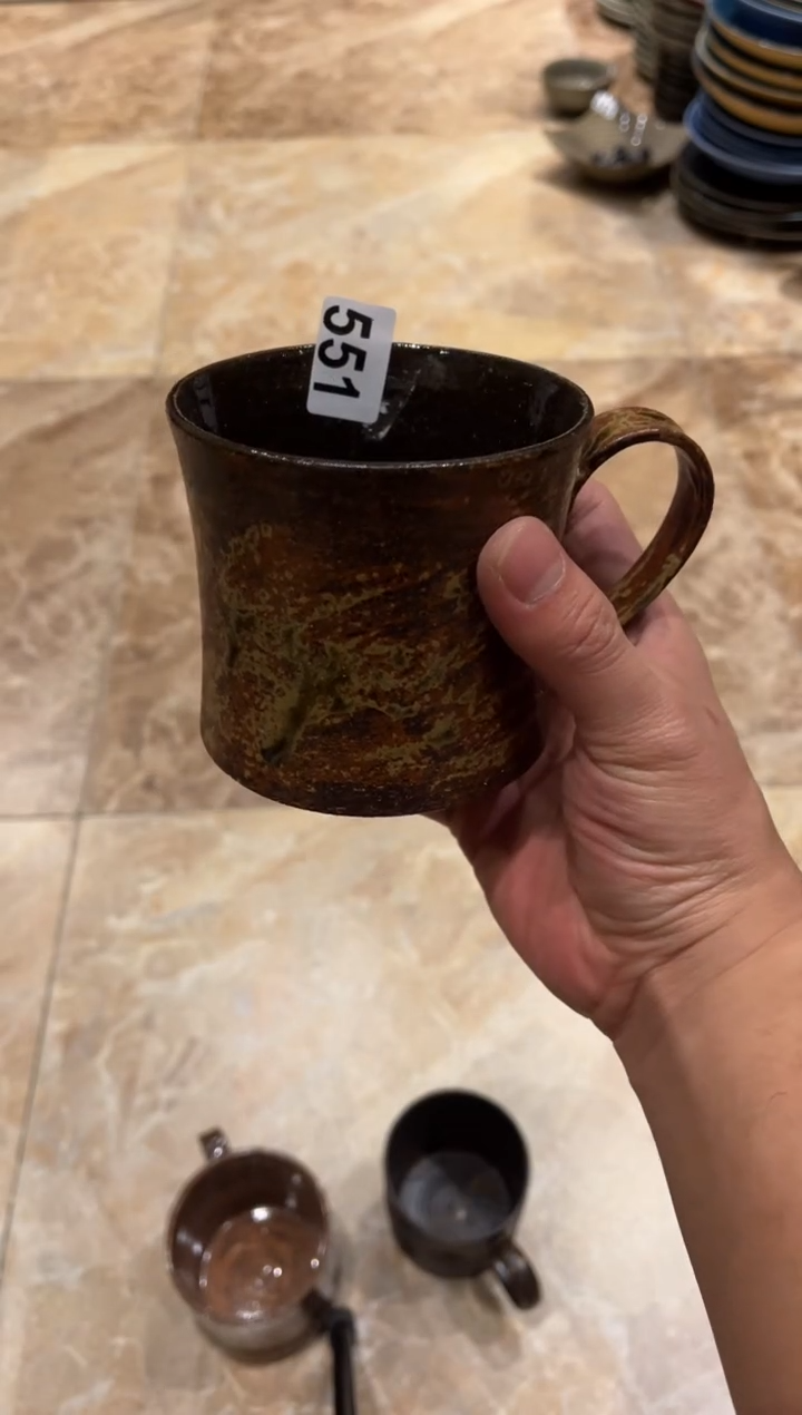 【闪购商品】瓷片551 龙柳木咖啡杯1个