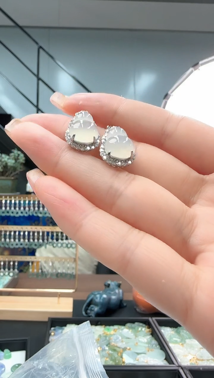 【闪购商品】翡翠颈饰银S925镶嵌25021112