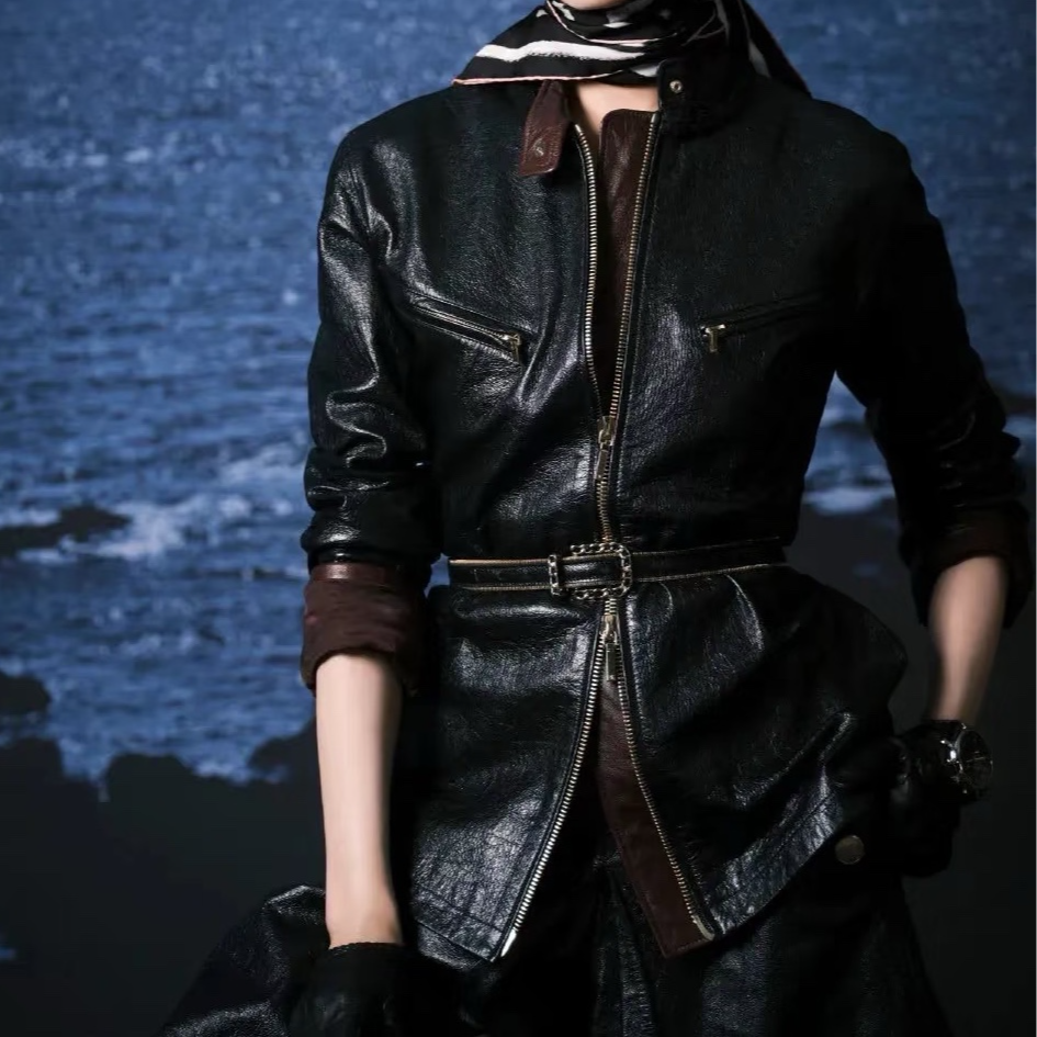 99新 Chanel/香奈儿 皮衣/36码/Xsp39563/公价81200（辛芷蕾同款）