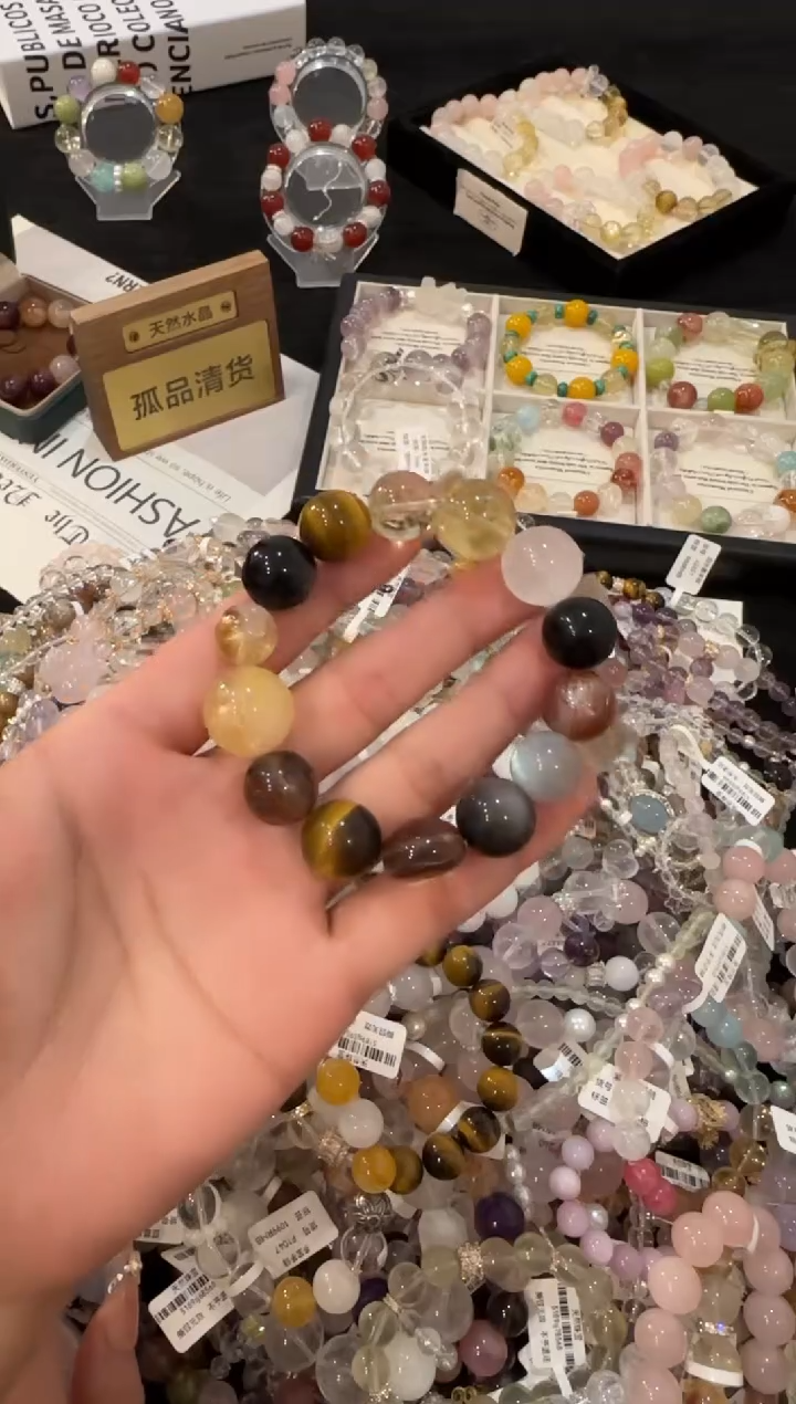 合金手链水晶美拉德多宝x3228