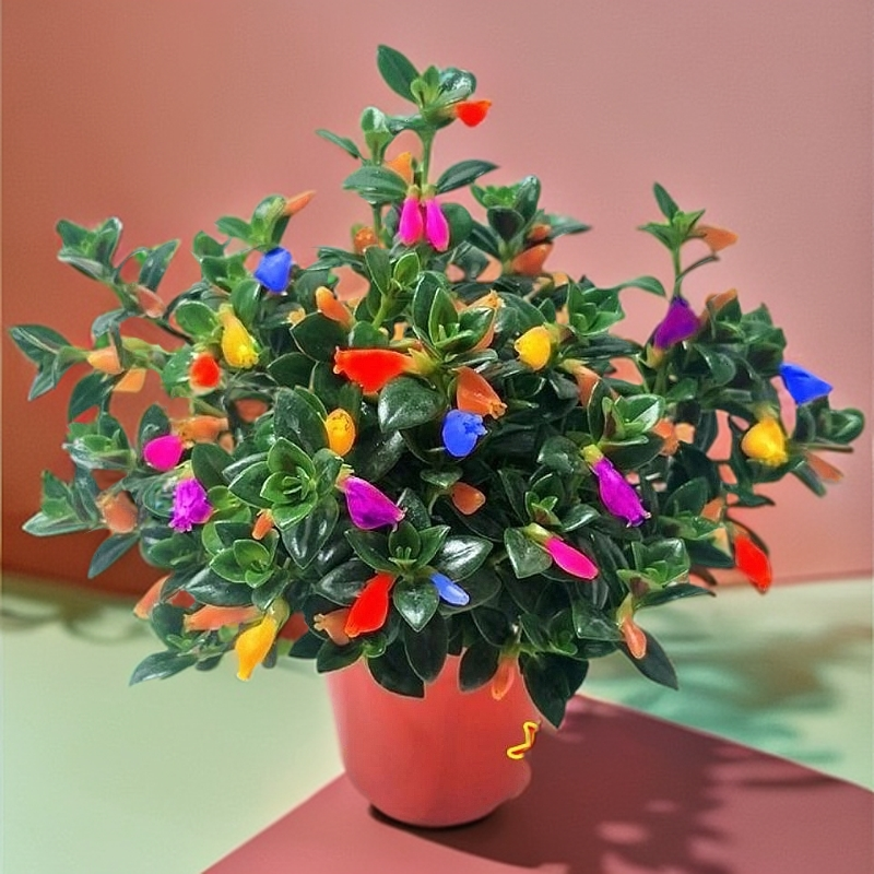 新品混色金鱼花吊兰基地批发室内外盆栽四季开花花卉水培植物