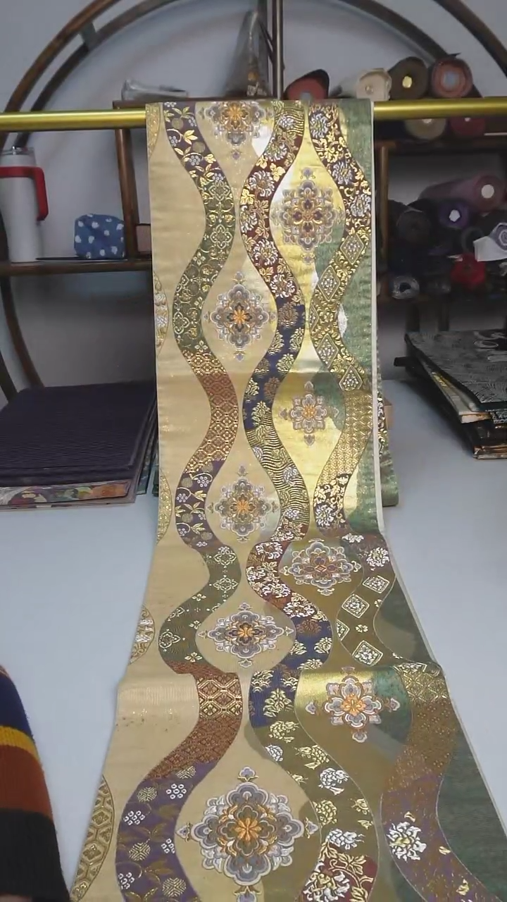 【闪购商品】织绣65西阵织六通宝相花