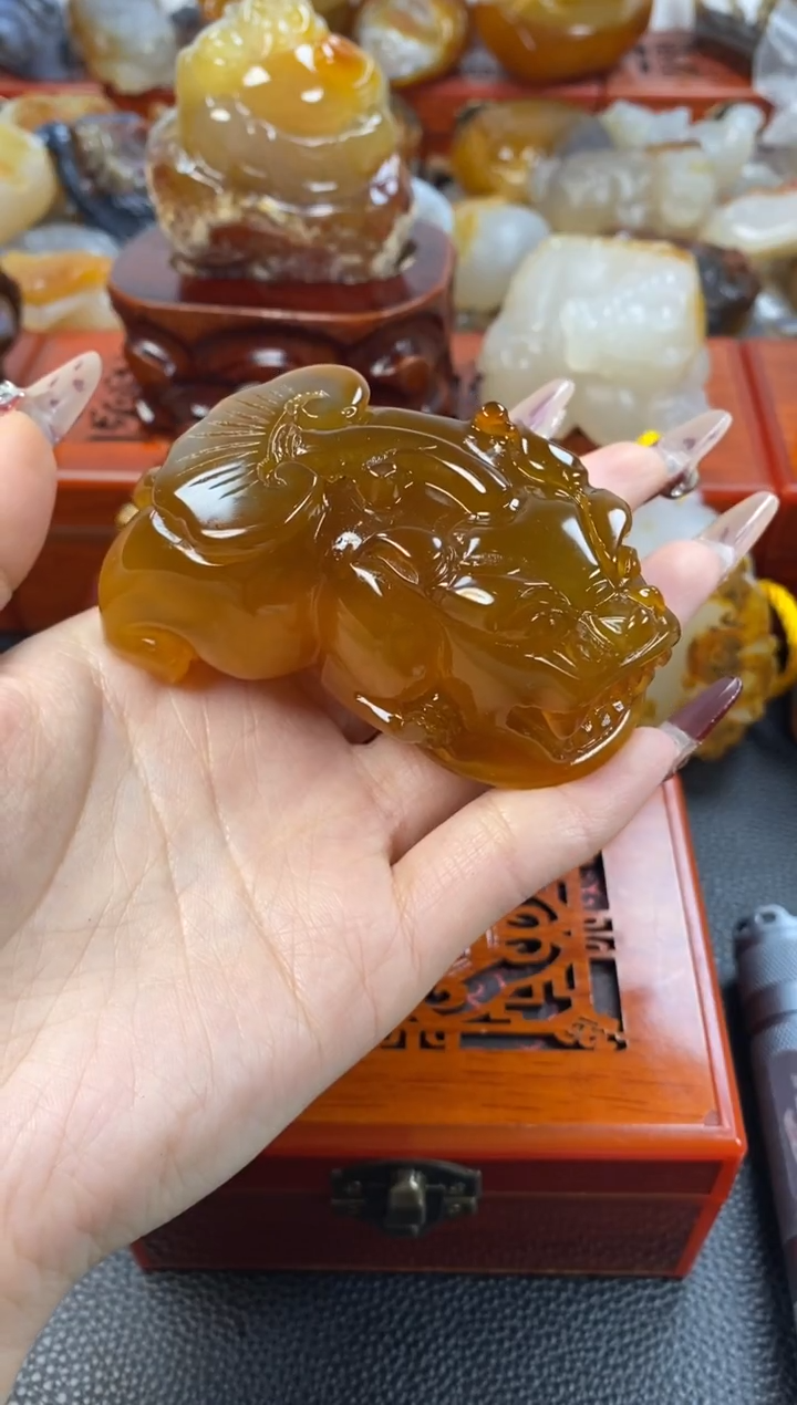 【闪购商品】玛瑙/玉髓手把未镶嵌1