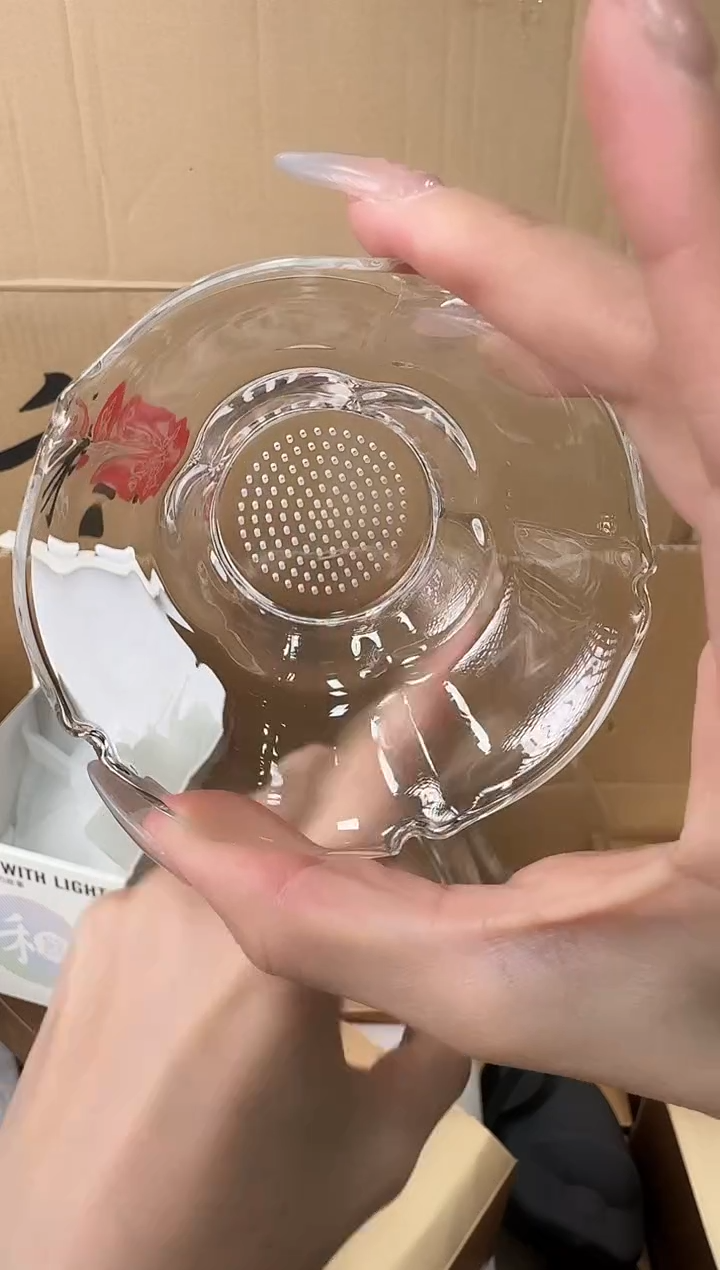 【闪购商品】@@禾器晶彩观山茶漏